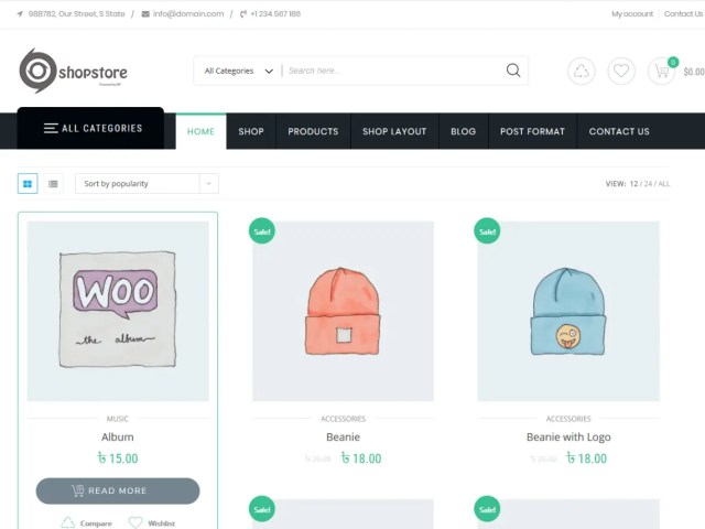 wordpress store