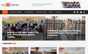 INX-GAME free WordPress Gaming, Casino Themes