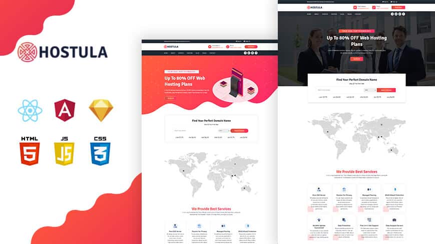 Free hosting template