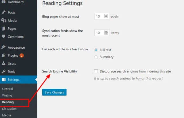 search engine visibility