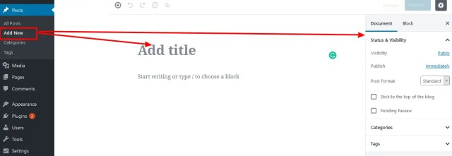 Start writing blogs