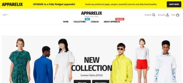 Apparelix Free Shopify