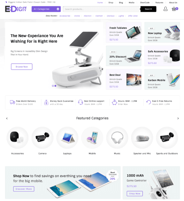 eDigit By ThemetechMount