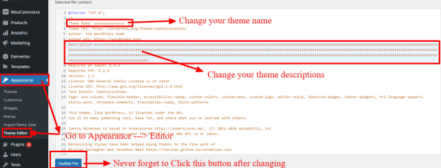 How to Change Theme Name in WordPress