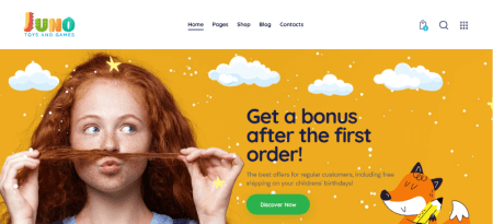 toys and games wordpress theme