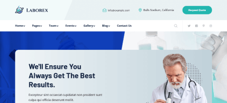 dental clinic WordPress theme