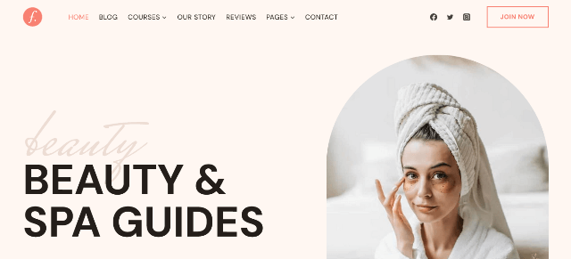Kadence is a Optimal Beauty Website Template
