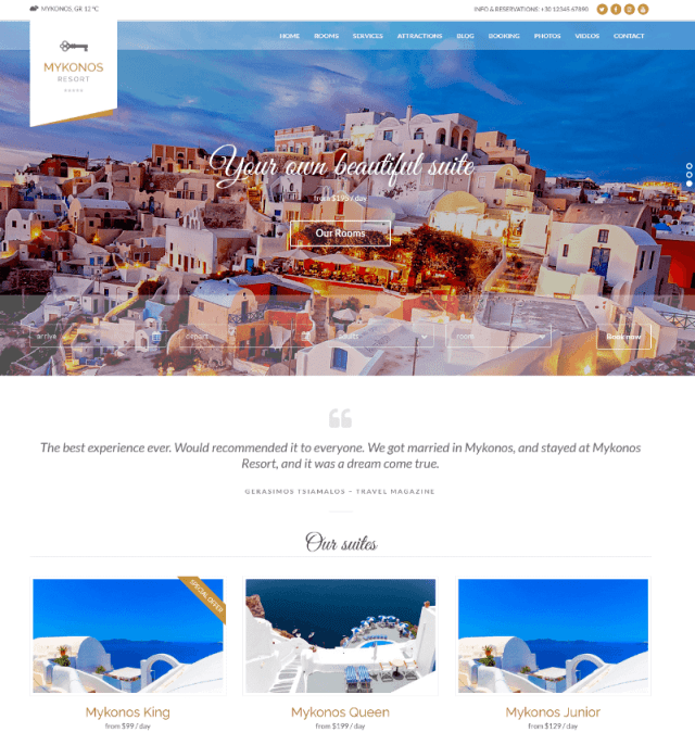 Mykonos By CSSIgniter